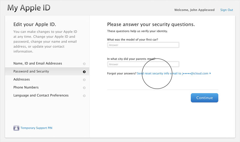 Apple ID Passsword Forgot Mac