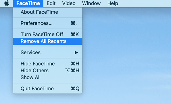 Remova o histórico do FaceTime no Mac