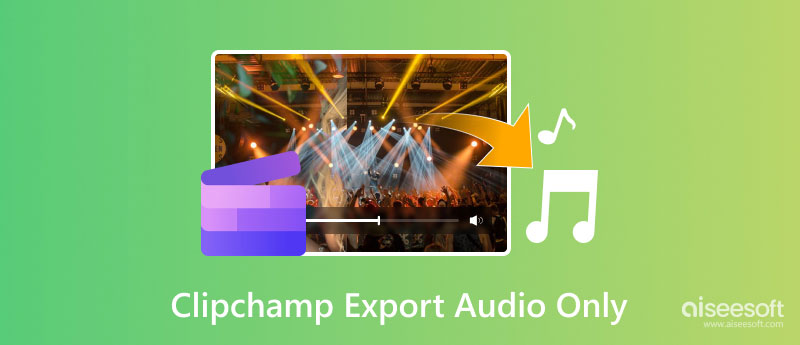 Clipchamp Exportar somente áudio