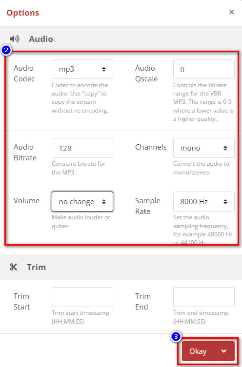 Ajustar configurações de áudio