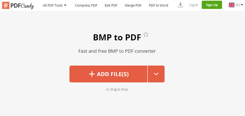 PDF Candy BMP para PDF