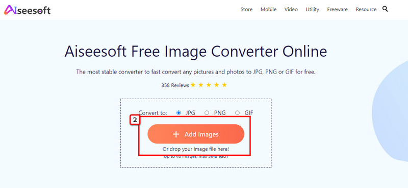 Adicionar imagem para converter