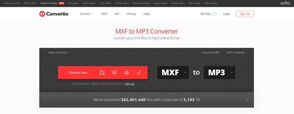 Conversor MXF