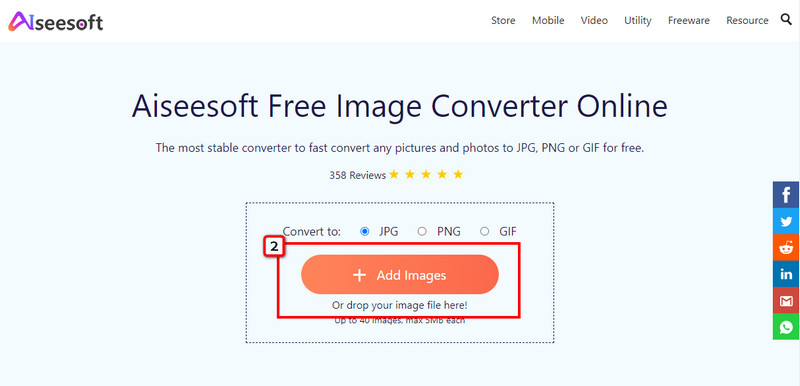 Carregar PNGs para converter em JPG