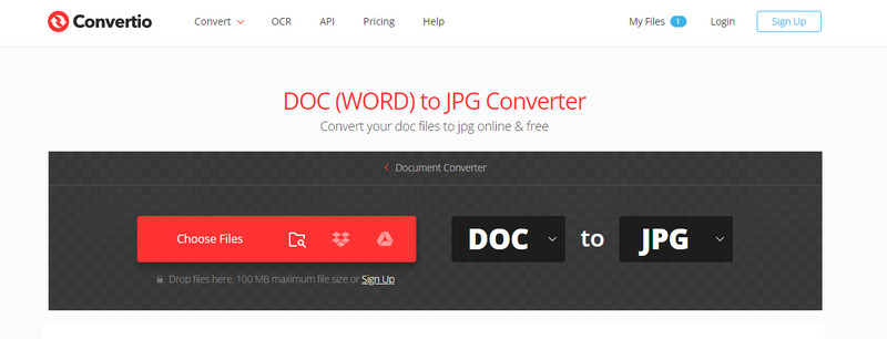 Converter Doc para JPG