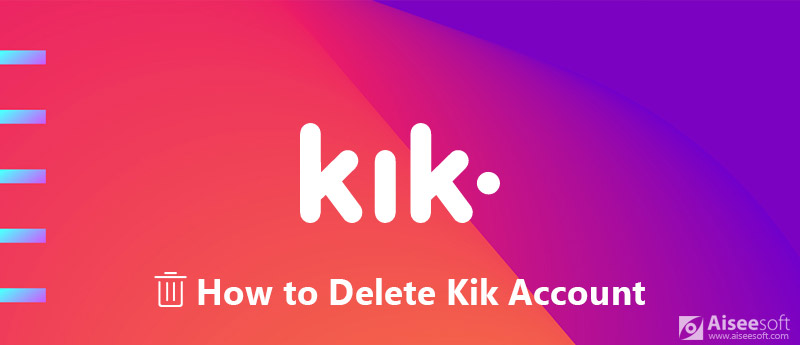 Excluir conta Kik