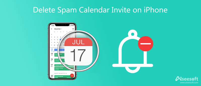 Excluir convite de calendário de spam para iPhone