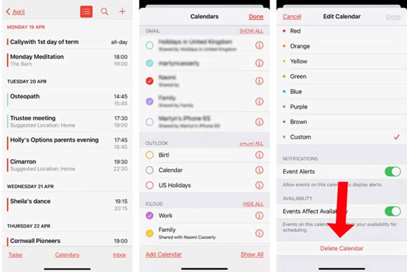 Como excluir convites e eventos de calendário de spam no iPhone