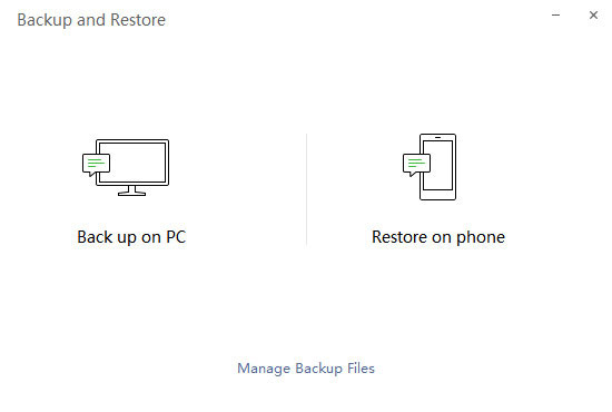 Backup no PC