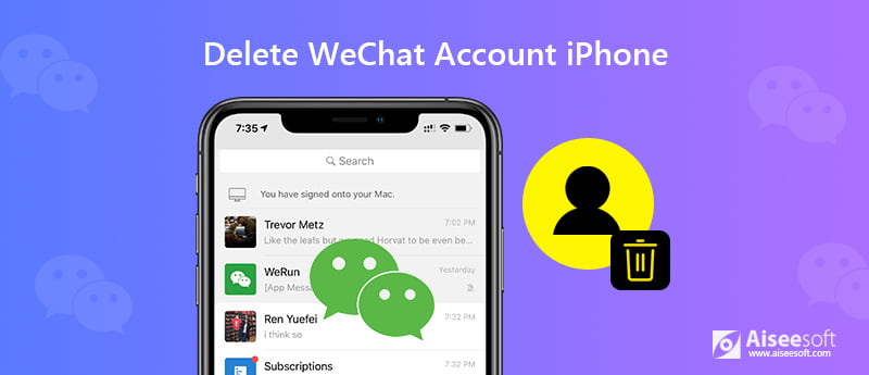 Excluir conta do Wechat no iPhone