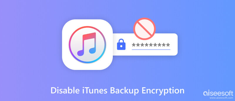 Desative a criptografia de backup do iTunes