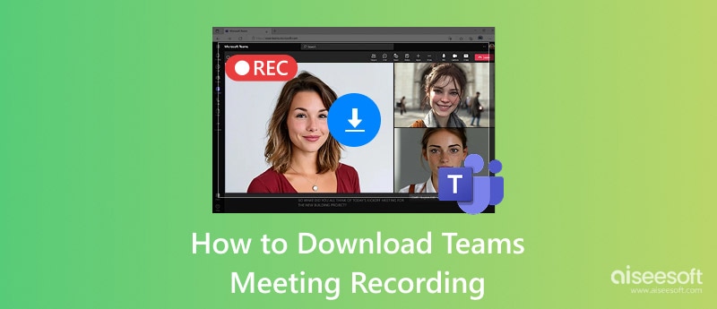 Baixar a gravação da reunião do Teams