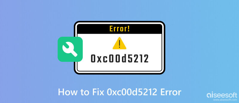 Corrigir o erro 0xc00d5212