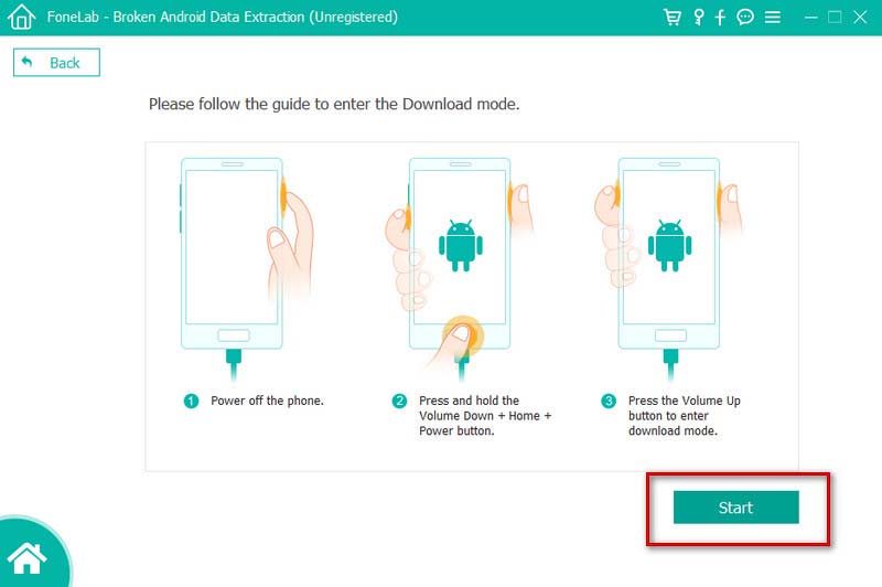 Iniciar Consertar Android