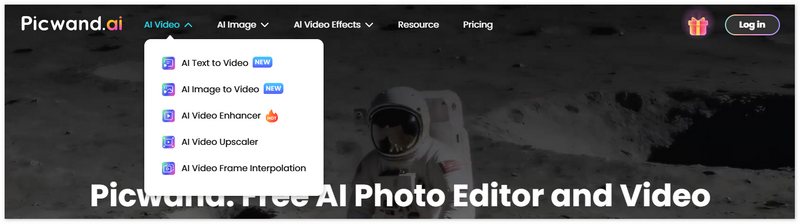 Escolha o Picwand AI Video Enhancer