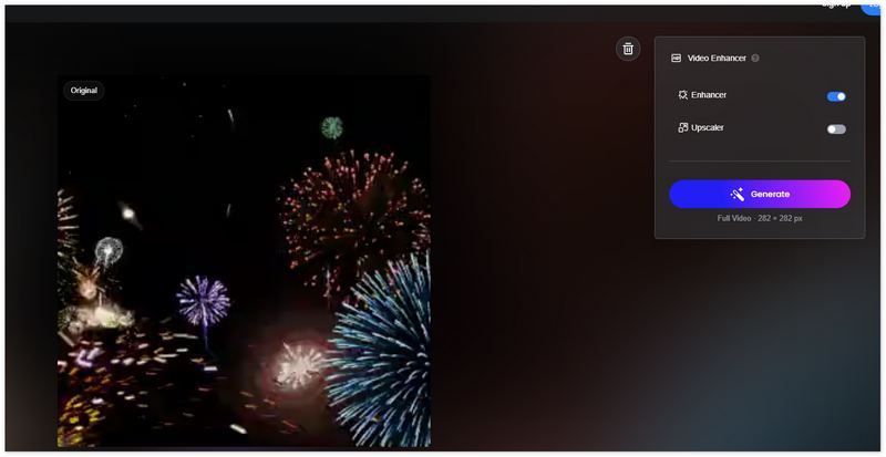 Gere vídeos no Fotor