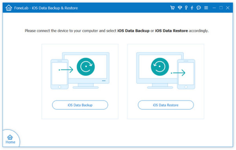 Backup e restauração do Aiseesoft iOS