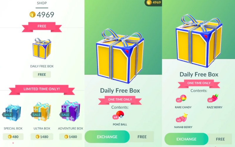 Solicite sua caixa gratuita diária