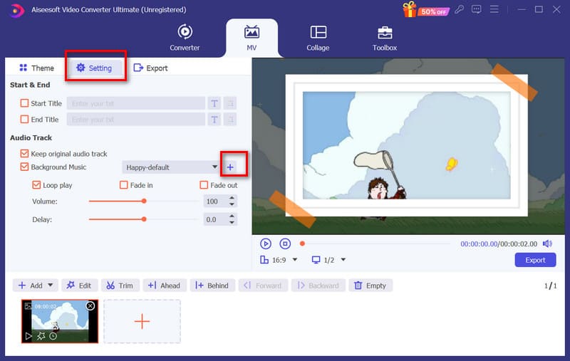 Configurações do Aiseesoft