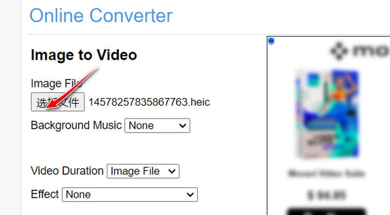Conversor Online Adicionar Heic