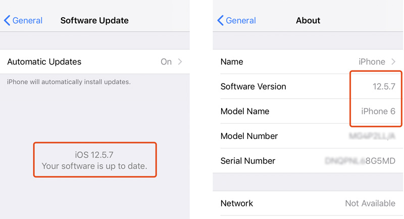 iOS 12 5 7 no iPhone 6