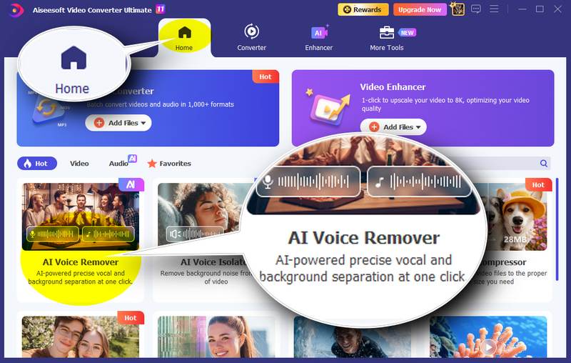 Adicionar arquivo no Aiseesoft VCU AI Isolator