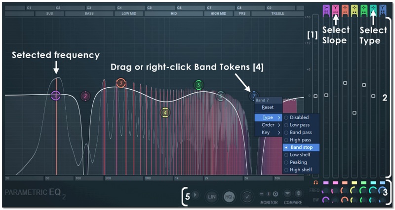 Adicione o Fruity Parametric EQ 2 no FL Studio.