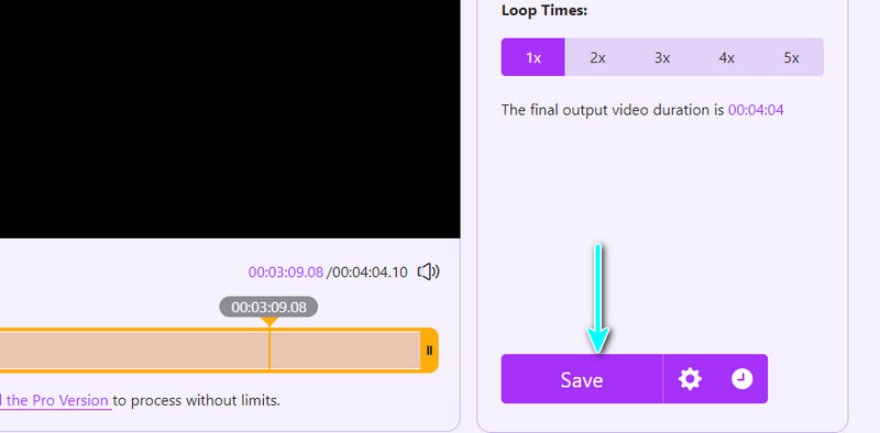 Salvar loop de vídeo