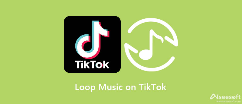 Repetir música no TikTok