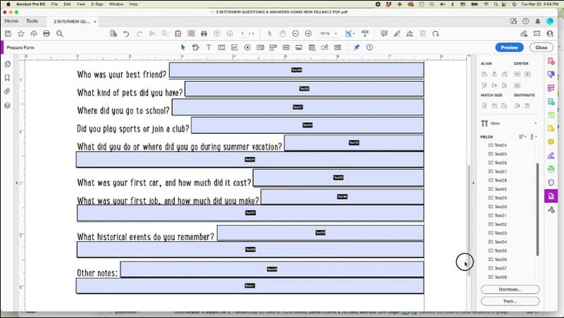 Carregar arquivo do Acrobat Criar PDF editável