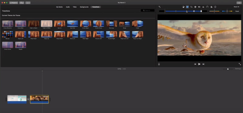 Adicionar filtro no iMovie