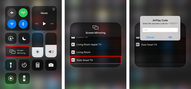 Espelhar iPhone para VIZIO TV AirPlay