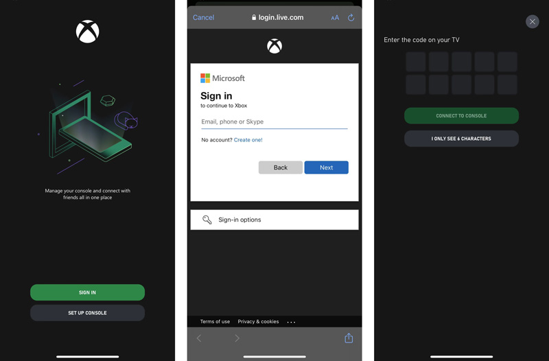 Conecte o iPhone ao Xbox One com o aplicativo Xbox