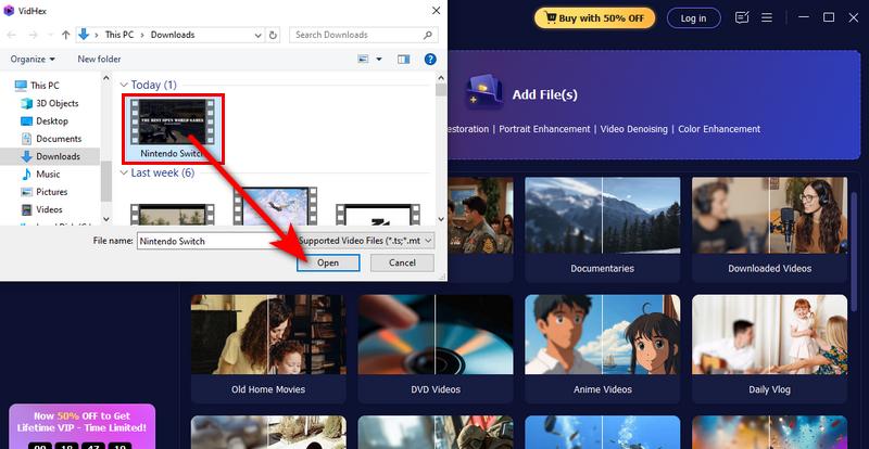 Carregar o vídeo do jogo