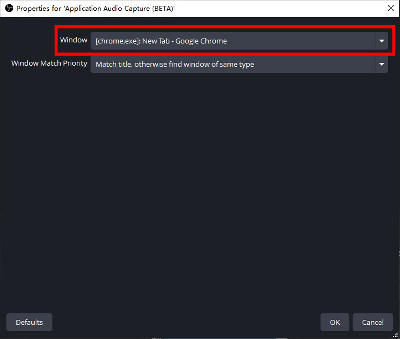 Janela de Propriedades