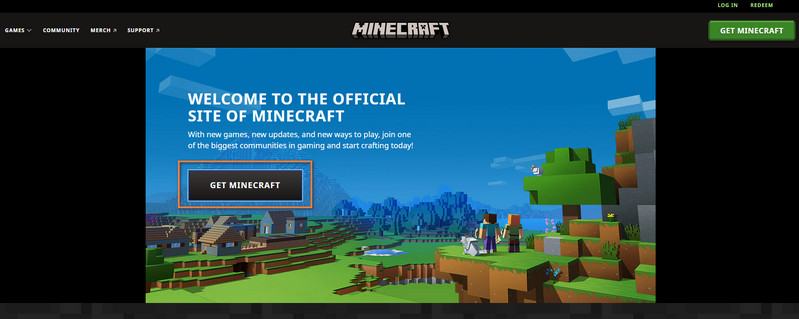 Site Oficial do Minecraft