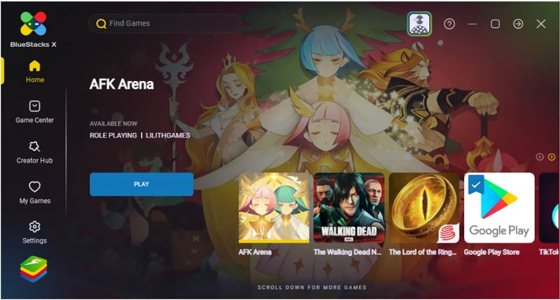 Use o BlueStacks X para jogar jogos móveis no PC