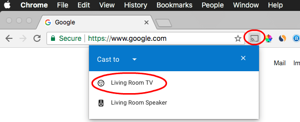 Mac Chromecast