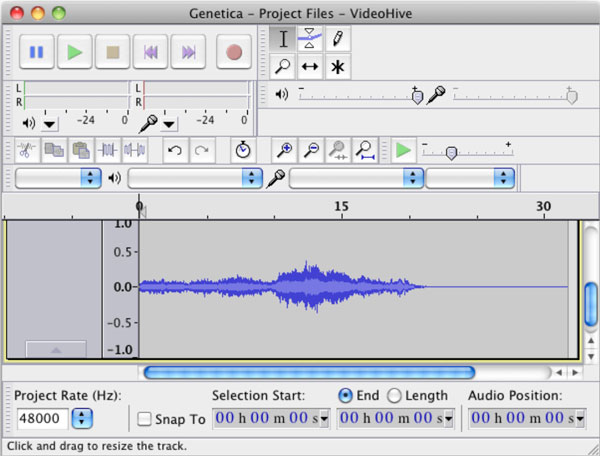 Grave o áudio do computador Mac com o Audacity