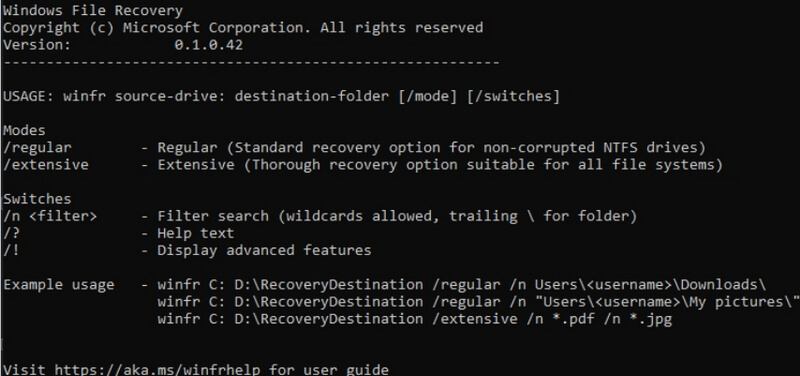 Recuperação de Arquivos do Windows