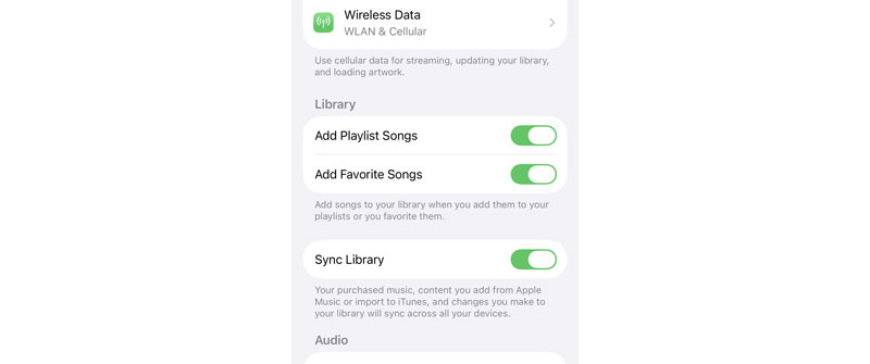 Ativar biblioteca de sincronização