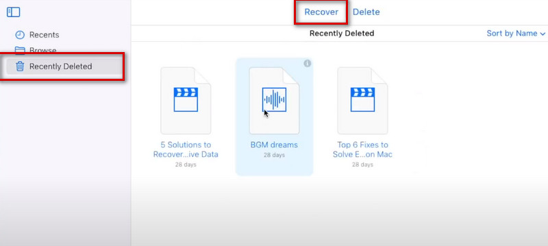 Recuperar fotos excluídas no iCloud