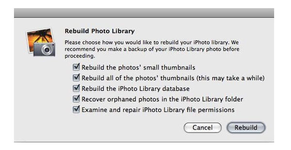 Recuperar biblioteca do iPhoto excluída