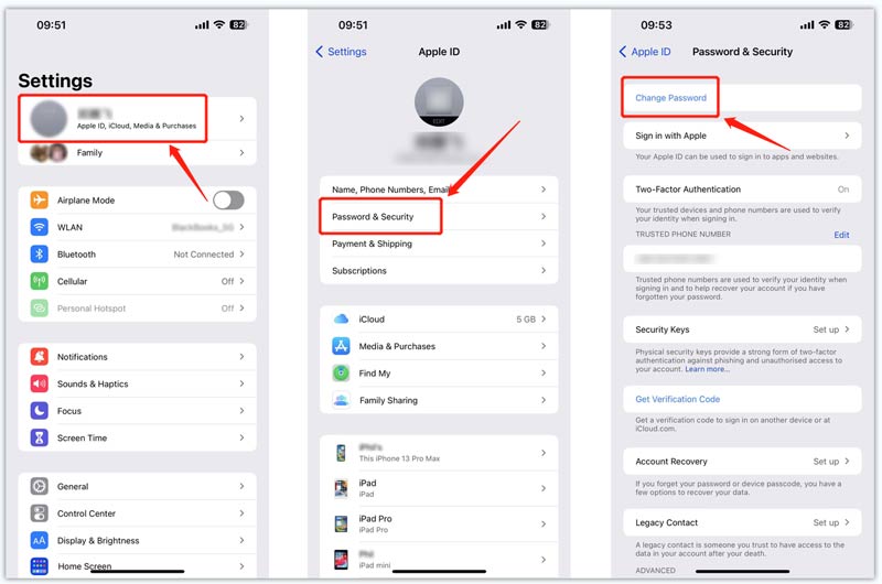 Recupere sua senha de ID Apple em um iPhone confiável