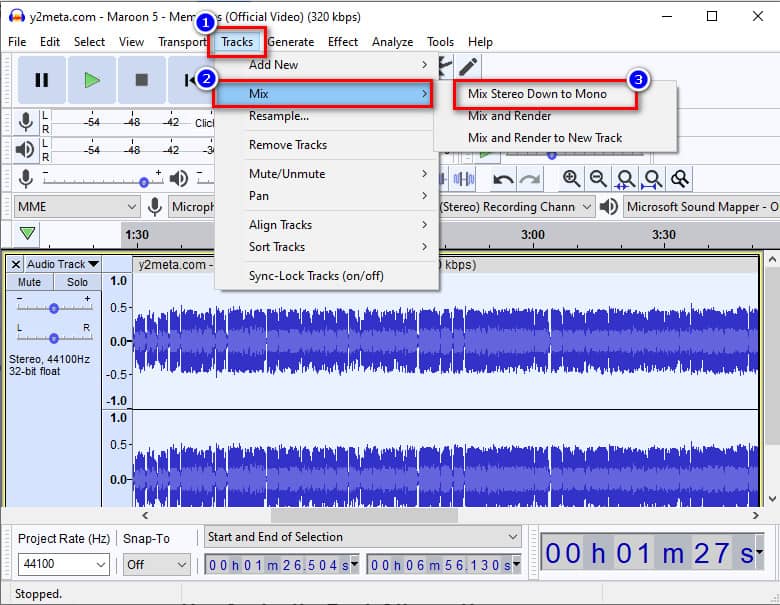 Converter estéreo para mono