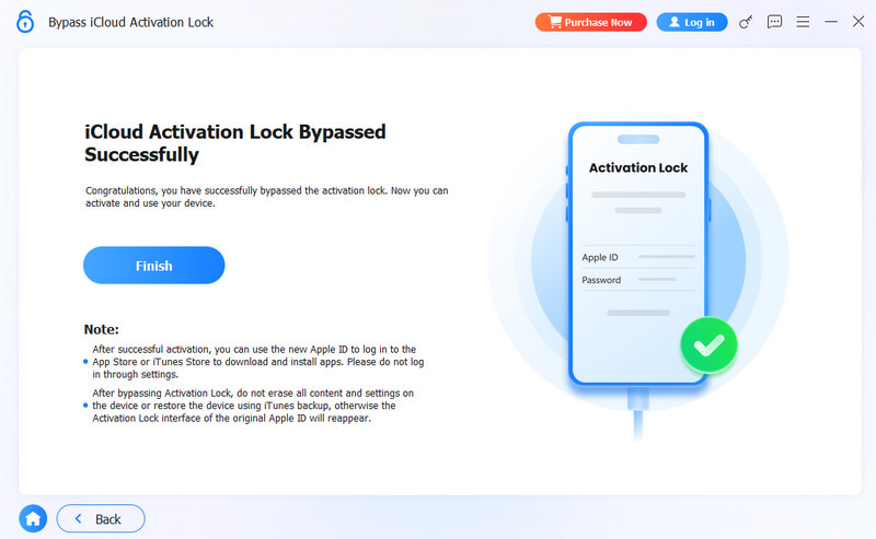 Bloqueio de ativação do iCloud ignorado