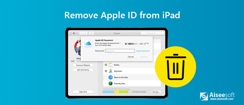 Remova o ID da Apple do iPad