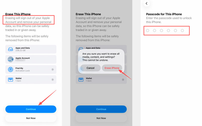 Apagar este iPhone iOS 26