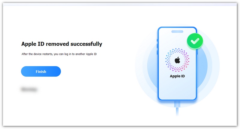 ID Apple removido com sucesso