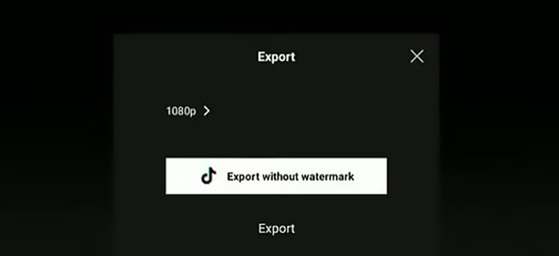 Exportar vídeo CapCut sem marca d'água